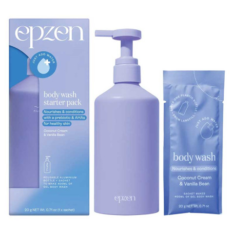 EpZen Body Wash Starter Pack Coconut Cream and Vanilla Bean