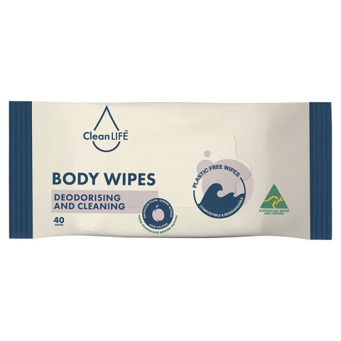 Cleanlife Body Wipes Deodorising and Cleaning