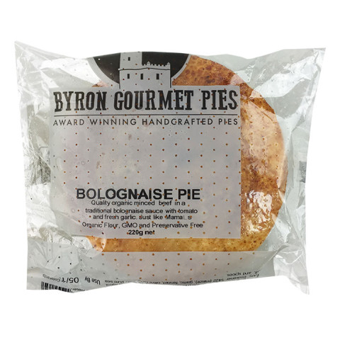 Byron Gourmet Pies Bolognaise Pie