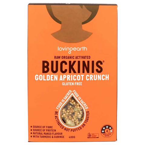 Loving Earth Buckinis Golden Apricot Crunch