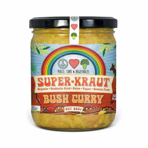 Peace Love and Vegetables Bush Curry SuperKraut
