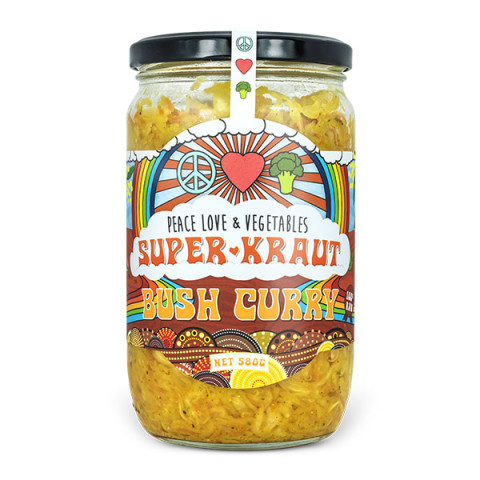 Peace Love and Vegetables Bush Curry SuperKraut