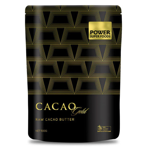Power Super Foods Cacao Gold Raw Cacao Butter Chunks