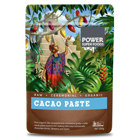 Power Super Foods Cacao Paste Buttons Ceremonial Grade