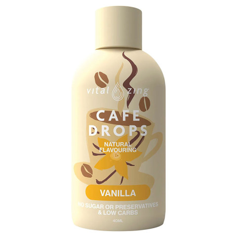 Vital Zing Cafe Drops Vanilla
