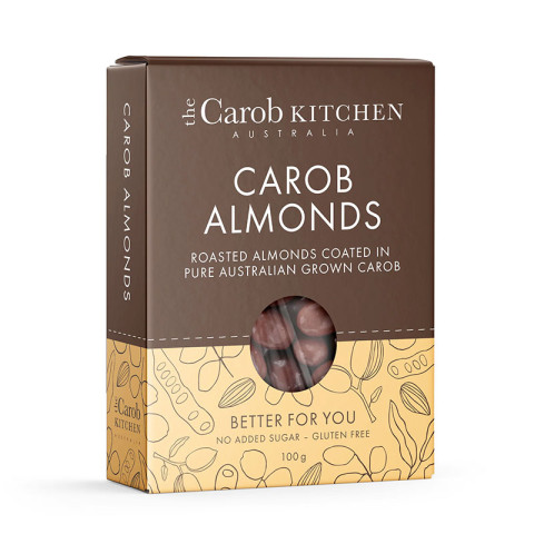 The Carob Kitchen Carob Coated Almonds