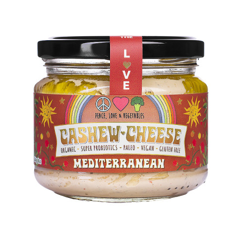Peace Love and Vegetables Cashew Cheese Mediterranean