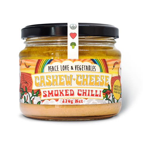 Peace Love and Vegetables Cashew Cheese Smoked Chilli