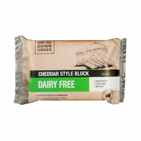 Dairy Free Down Under Cheddar Style Block (vegan)