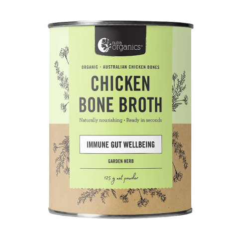 Nutra Organics Chicken Bone Broth Garden Herb<br>