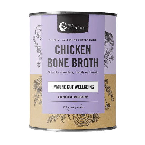 Nutra Organics Chicken Bone Broth Adaptogenic Mushrooms