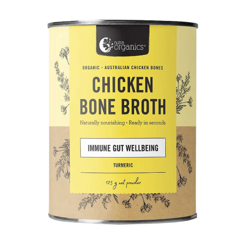 Nutra Organics Chicken Bone Broth Turmeric