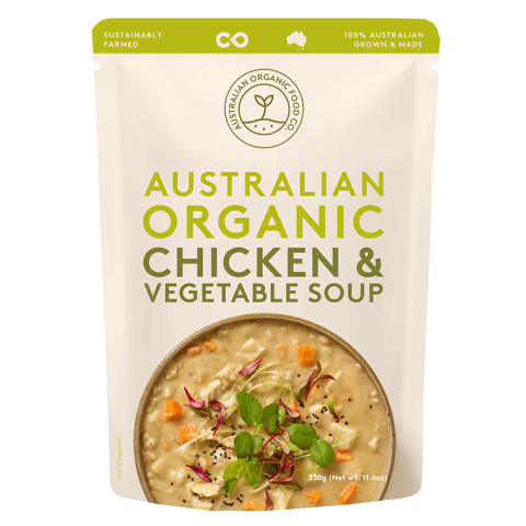 Australian Organic Food Co Chicken, Spelt and Vegetable Soup