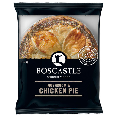 Boscastle Chicken and Mushroom Family Pie