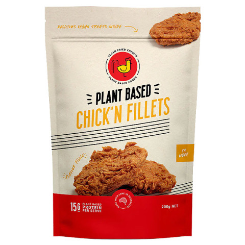 Vegan Fried Chick'n Fillets