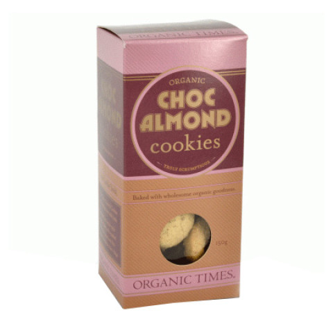 Organic Times Chocolate Almond Cookies