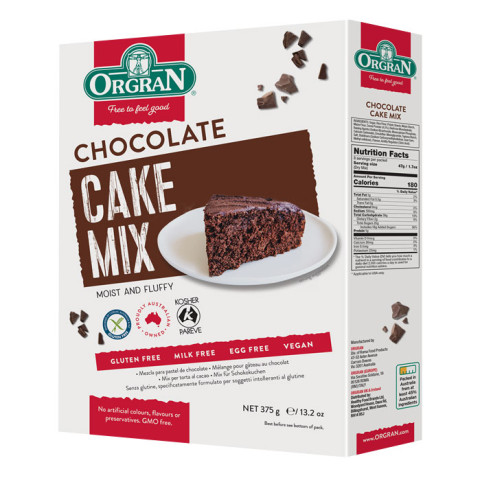 Orgran Gluten Free Chocolate Cake Mix