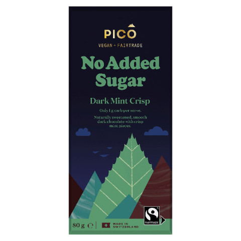 Pico Chocolate Dark Mint Crisp No Added Sugar