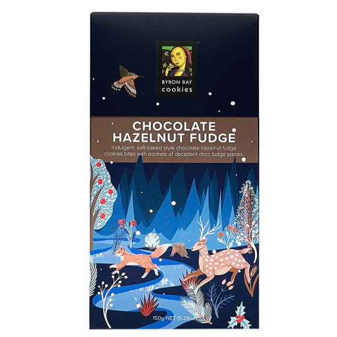 Byron Bay Cookies Chocolate Hazelnut Fudge Cookies - Clearance