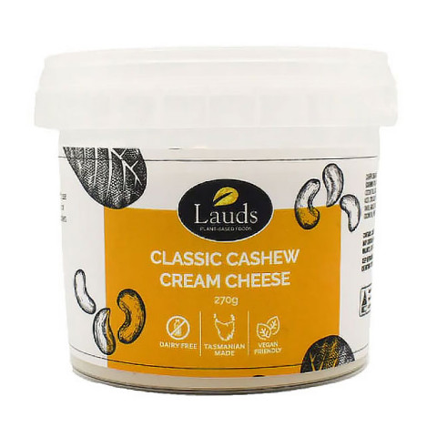 Lauds Plant Based Foods Classic Cashew Cream Cheese