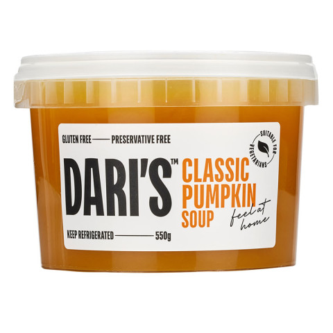 Dari’s Classic Pumpkin Soup