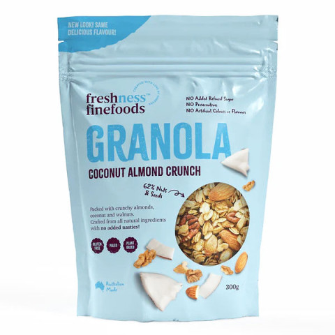 Freshness Fine Foods Coconut Almond Crunch Granola