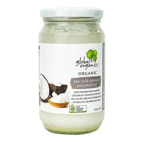 Global Organics Coconut Oil Raw Cold Pressed