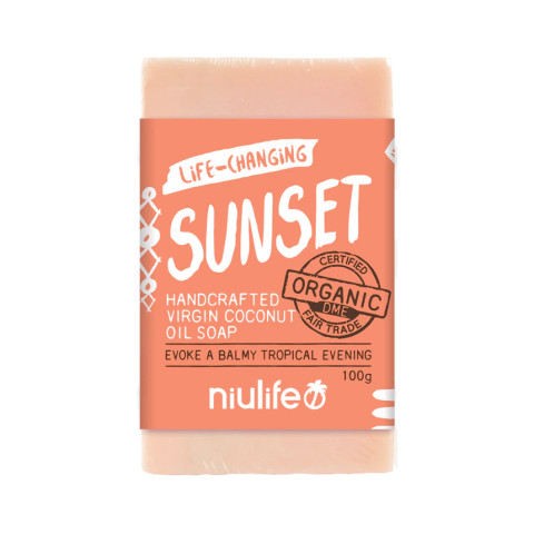 Niulife Coconut Oil Soap Sunset - Turmeric