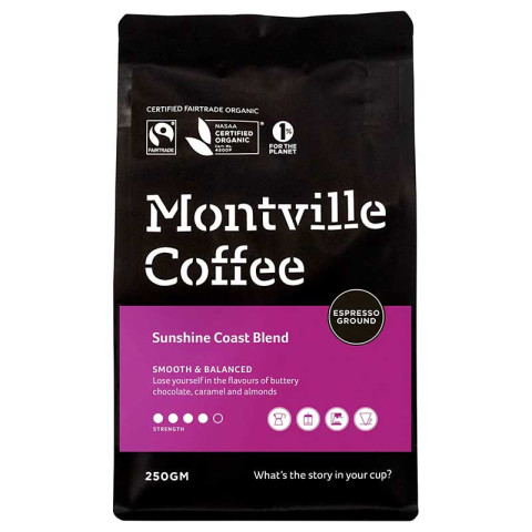 Montville Coffee Ground Espresso Sunshine Coast Blend