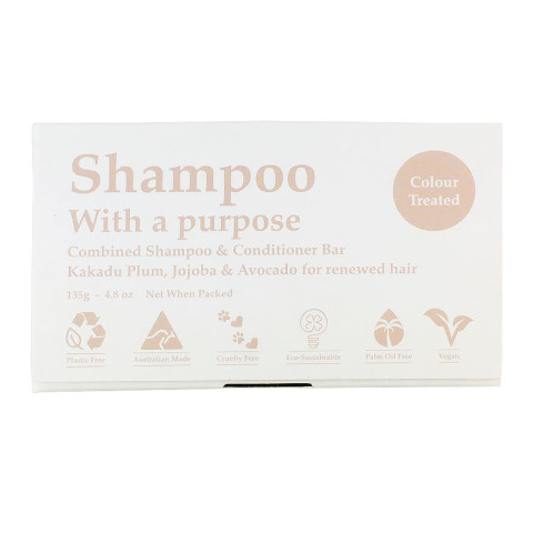 Shampoo with a Purpose Colour Treated Shampoo and Conditioning Bar