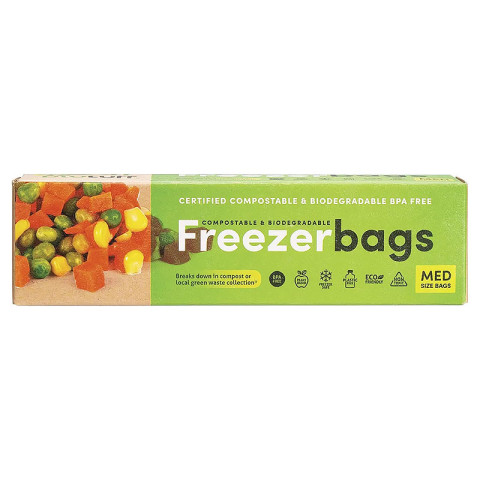 BioTuff Compostable Freezer Bags Medium Bags 4L