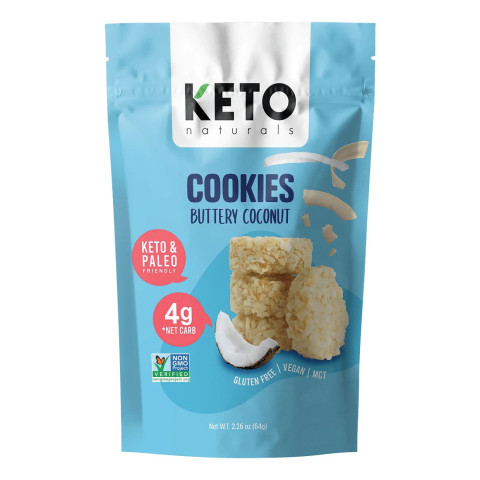 Keto Naturals Cookies Buttery Coconut