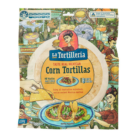 La Tortilleria Corn Tortillas 8 Pack