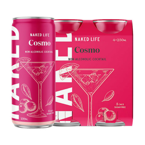 Naked Life Cosmopolitan No Alcohol Cocktail