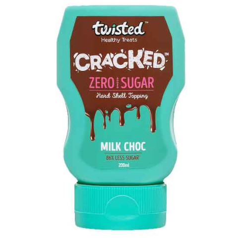 Twisted Cracked Milk Chocolate Topping Zero Sugar