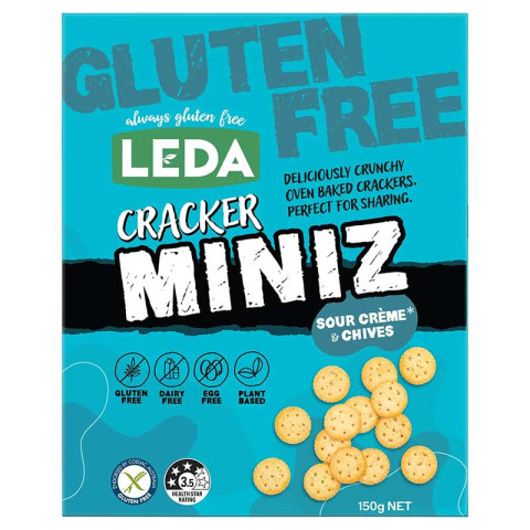 Leda Cracker Miniz Sour Creme and Chives