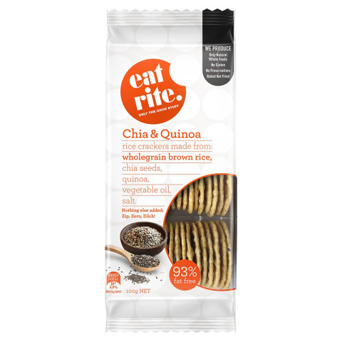 Eatrite Crackers Chia and Quinoa