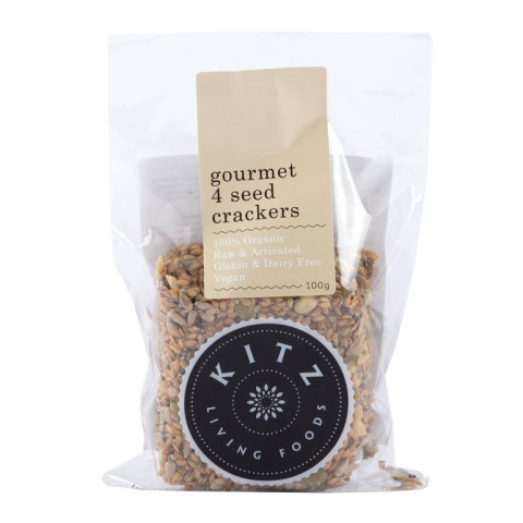 Kitz Living Foods Crackers Gourmet 4 Seed