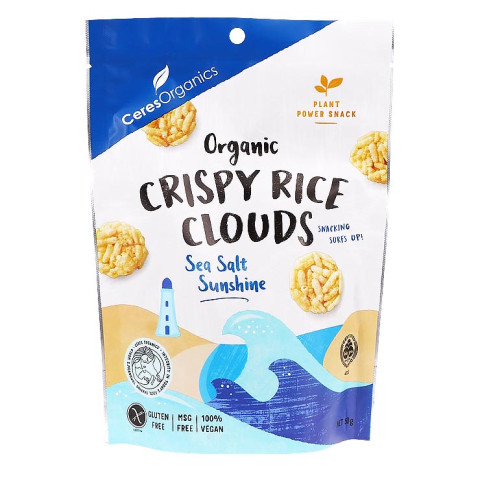 Ceres Organics Crispy Rice Clouds Sea Salt