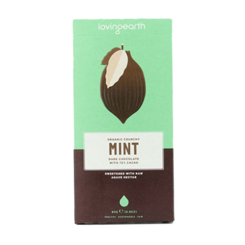 Loving Earth Mint Dark Chocolate Truffle