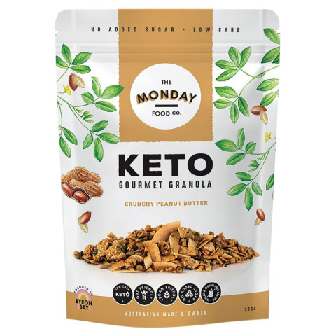 The Monday Food Co Crunchy Peanut Butter Keto Granola