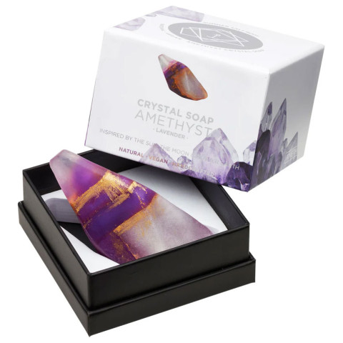 Summer Salt Body Crystal Soap Amethyst Lavender