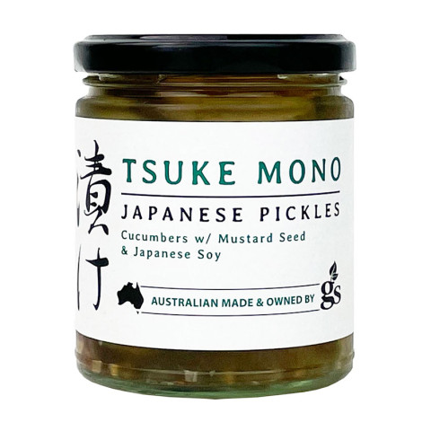 Tsuke Mono Japanese Pickles -Cucumber with Mustard Seed and Japanese Soy