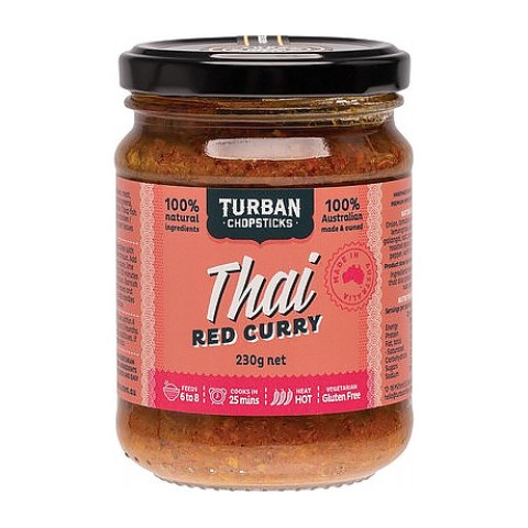 Turban Chopsticks Curry Paste Thai Red Curry
