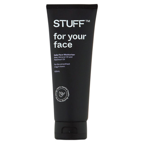 STUFF Daily Face Moisturiser -Aloe, Almond and Patchouli Oil