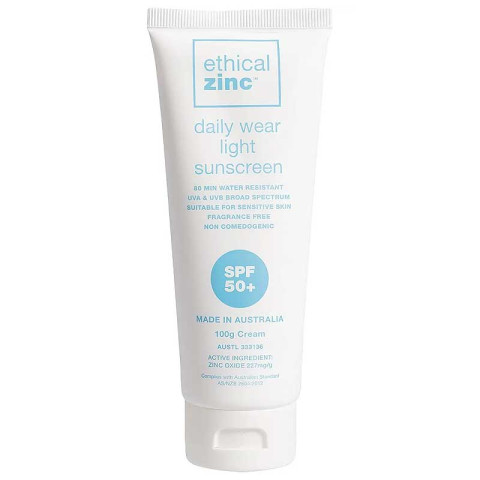 Ethical Zinc Daily Wear Light Sunscreen SPF 50
