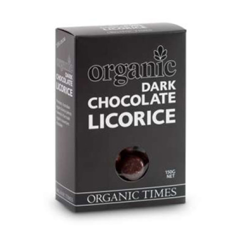 Organic Times Dark Chocolate Coated Licorice Bulk Buy