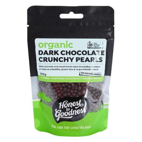 Honest To Goodness Dark Chocolate Crunchy Pearls