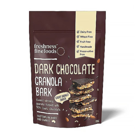 Freshness Fine Foods Dark Chocolate Granola Bark