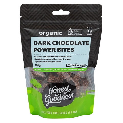 Honest To Goodness Organic Dark Chocolate Power Bites